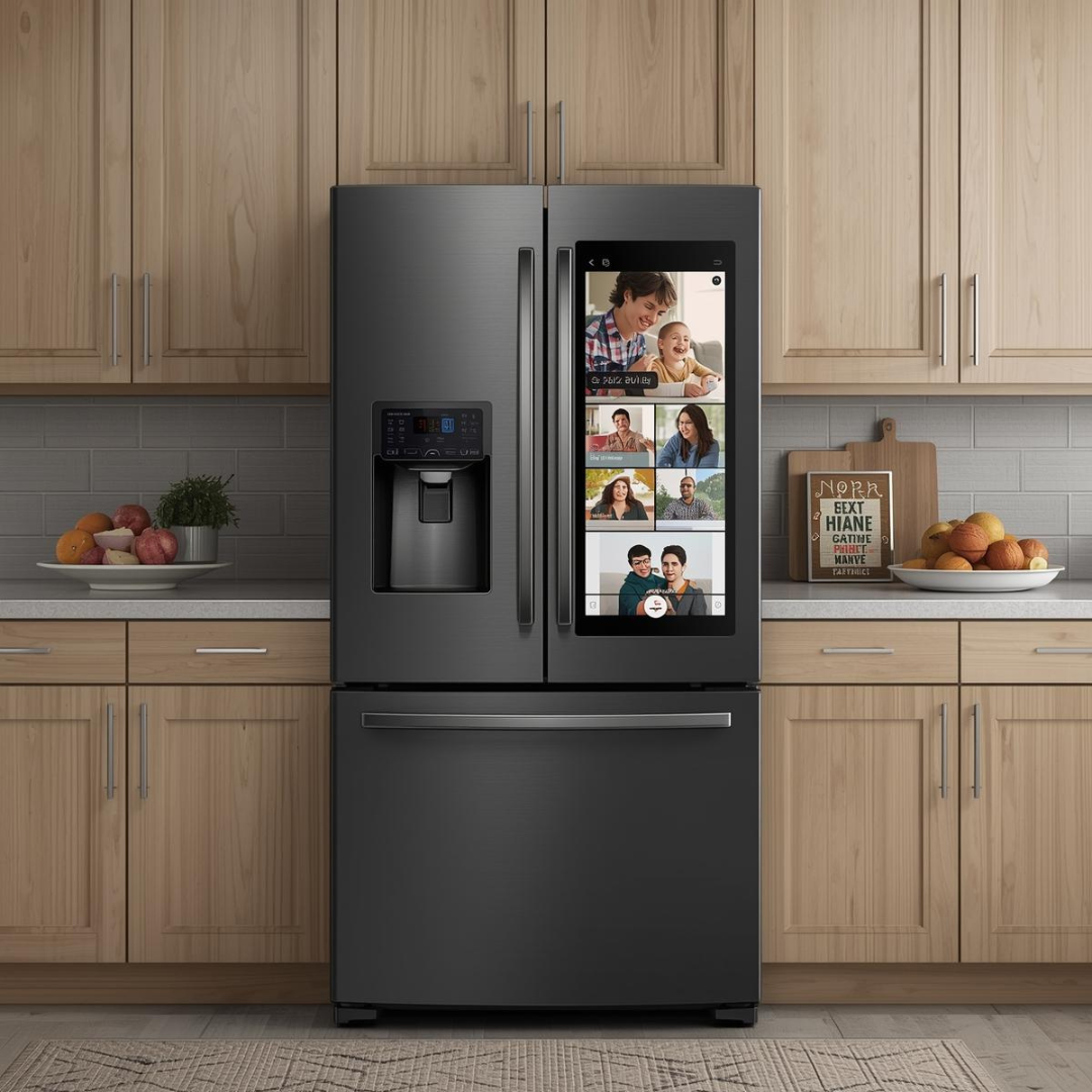 Samsung Bespoke AI Family Hub+ Smart Refrigerator - 32-inch touchscreen with AI camera